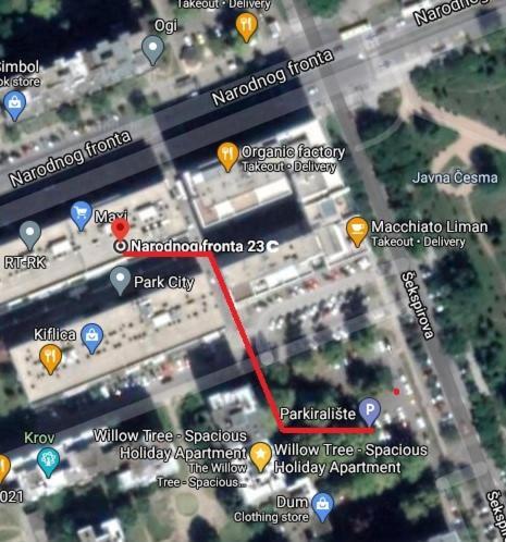 Spacious Studio Park City Novi Sad Bagian luar foto