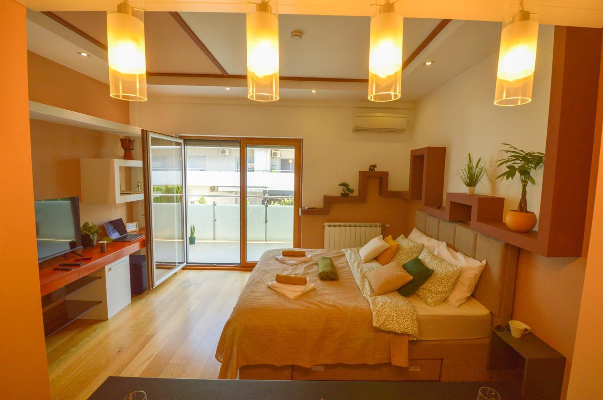 Spacious Studio Park City Novi Sad Bagian luar foto
